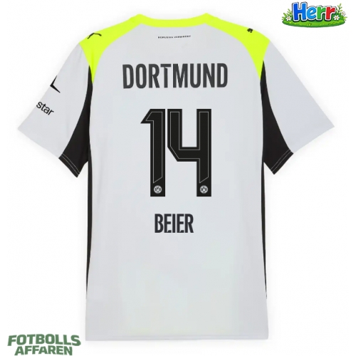 Borussia Dortmund Maximilian Beier #14 Bortatröja 2025-26 Kortärmad